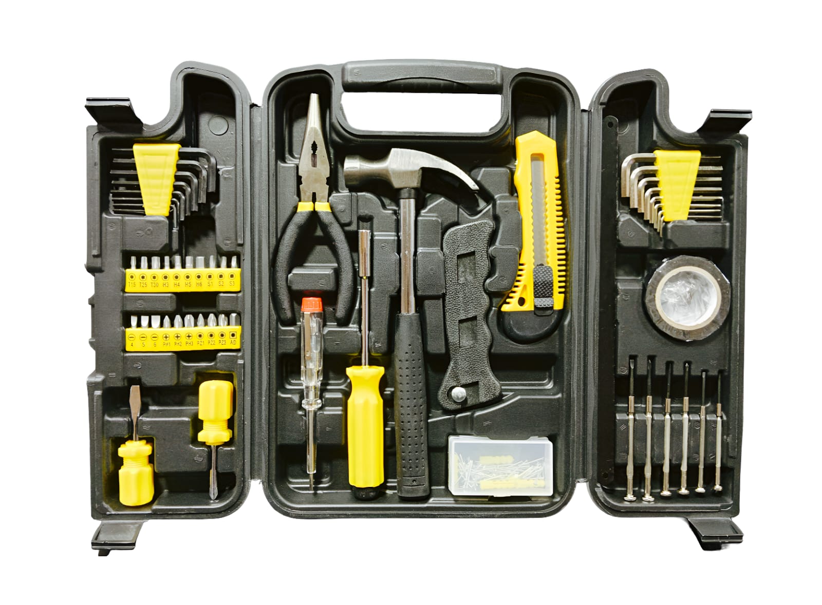 set de herramienta amarillo